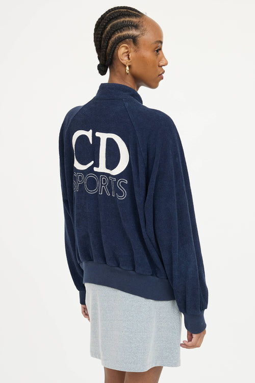 Dior Sports Terrycloth Zip Jacket