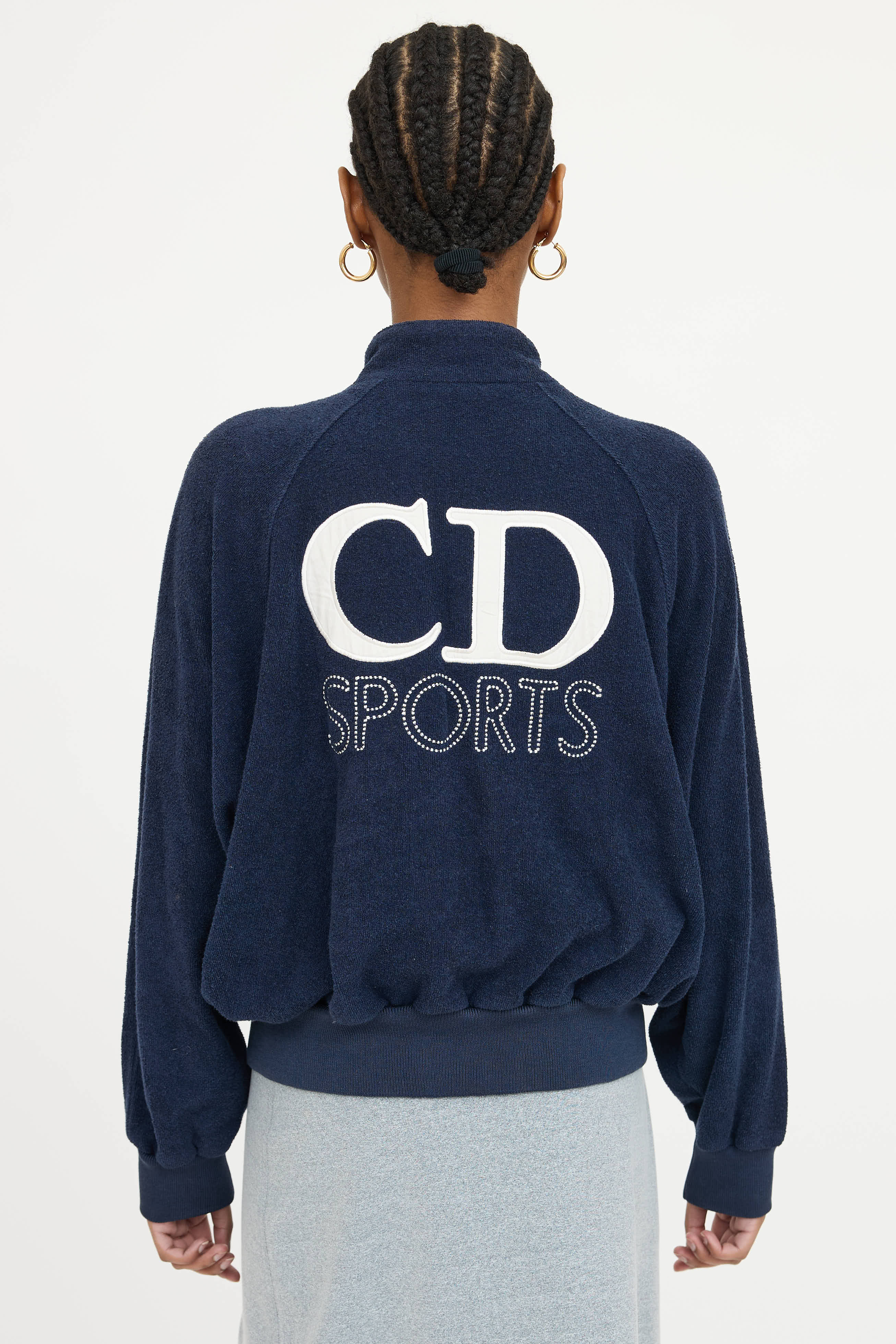 Dior Sports Terrycloth Zip Jacket