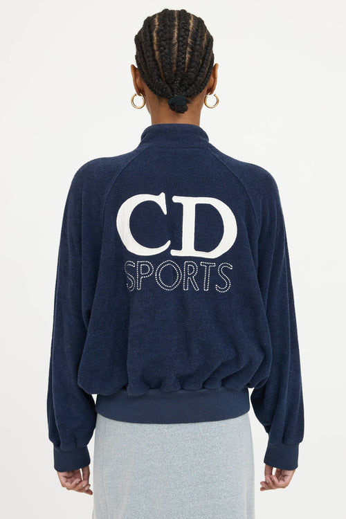 Dior Sports Terrycloth Zip Jacket