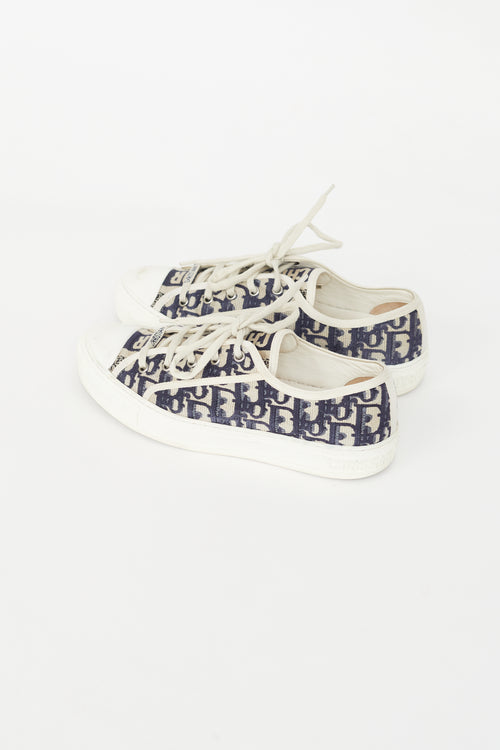 Dior Navy & Beige Monogram Walk'n'dior Sneaker