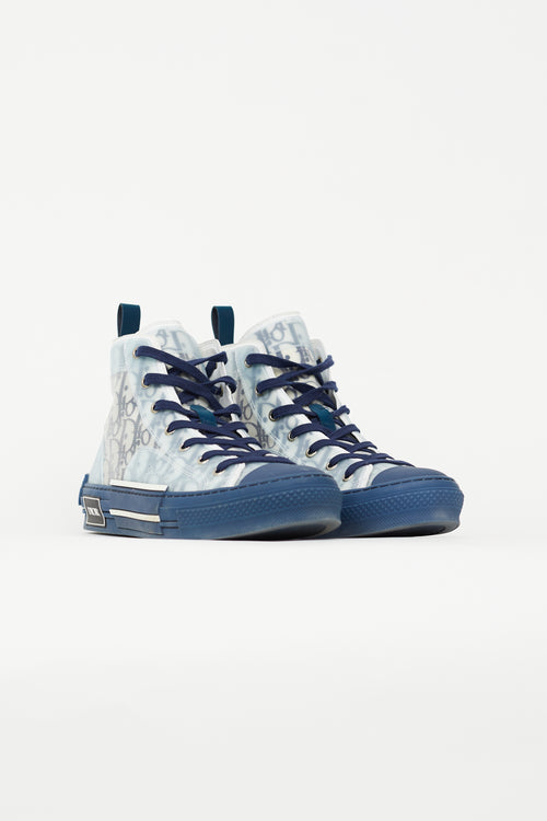 Dior Navy & White Monogram B23 Sneaker