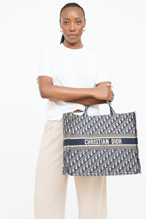 Dior 2019 Oblique Large Book Tote
