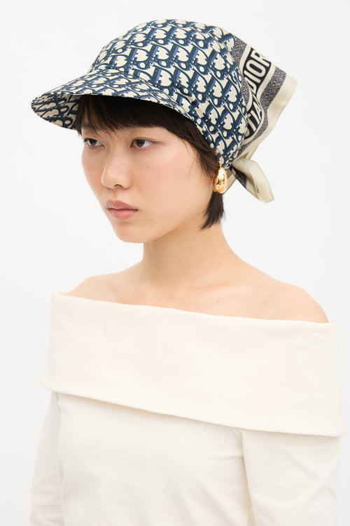 Dior Oblique Scarf Visor