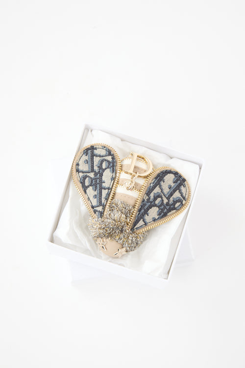 Dior Oblique Bee Bag Charm