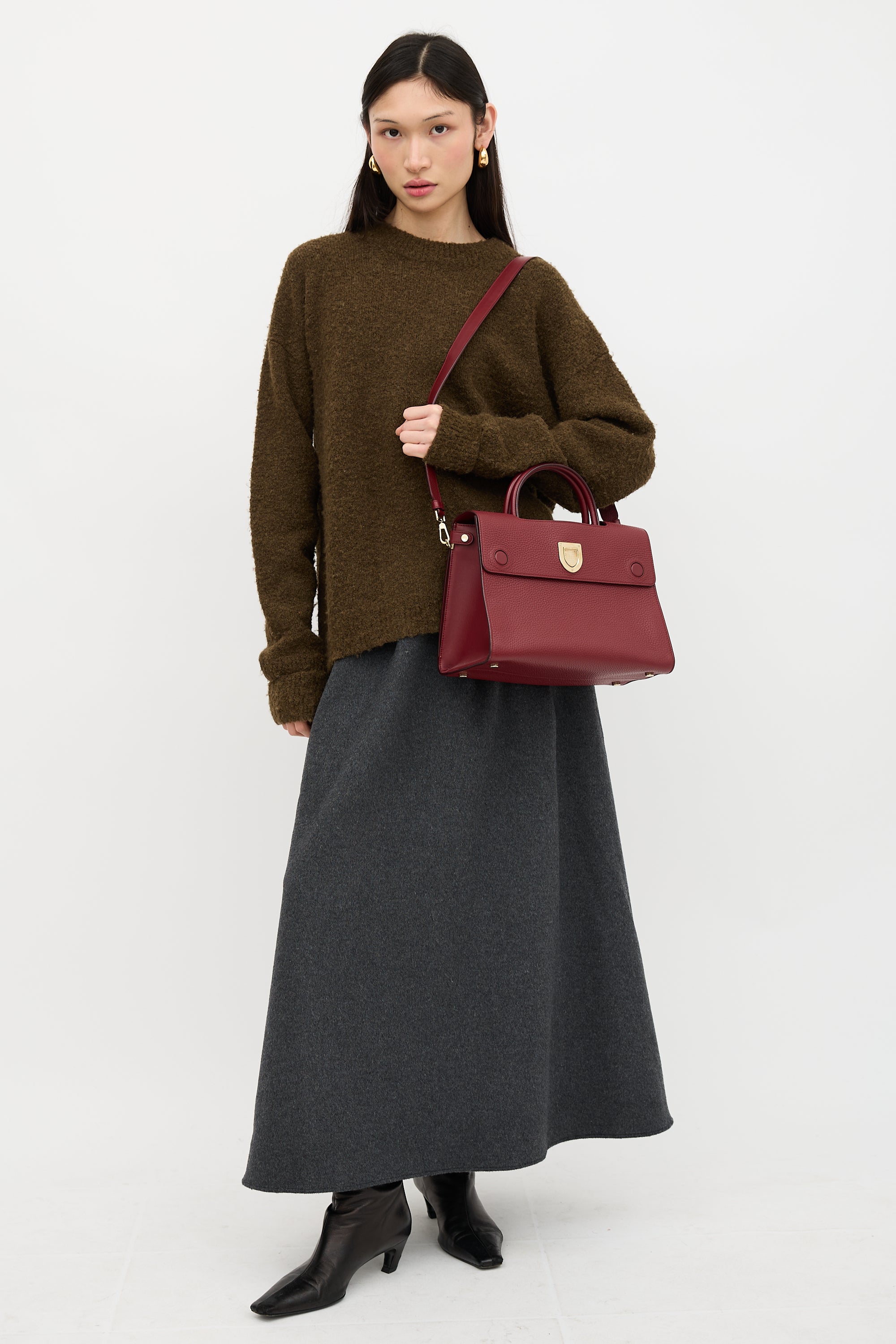 Dior Pebbled Leather Diorever Bag