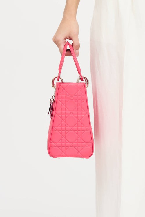 Dior 2017 Lady Dior Cannage Charm Bag