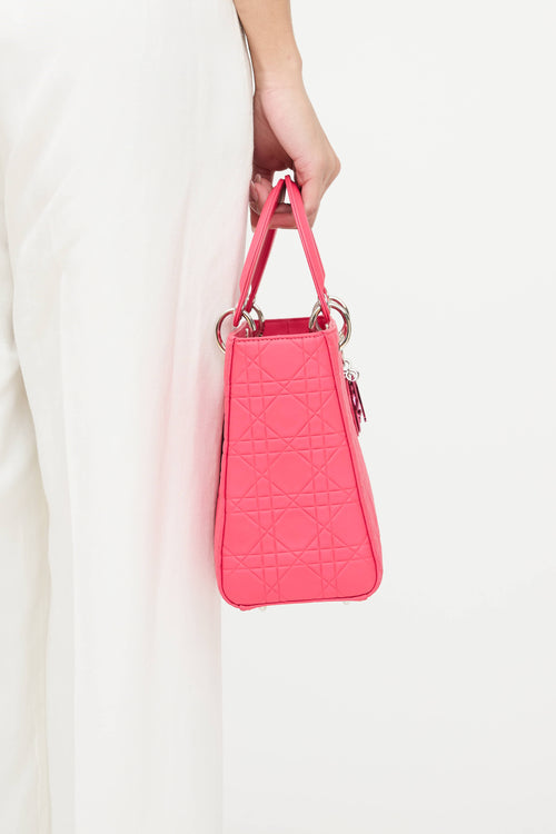Dior 2019 Lady Dior Cannage Charm Bag