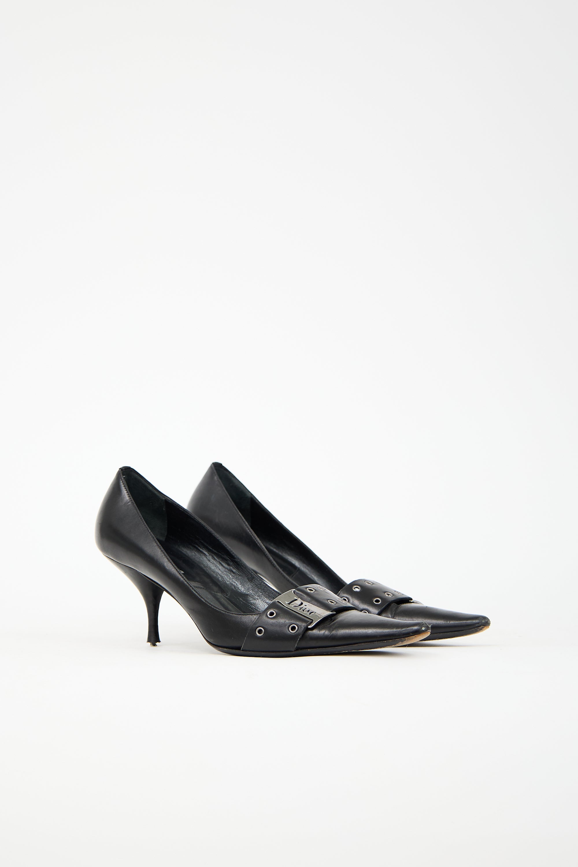 Dior Leather Logo Pump