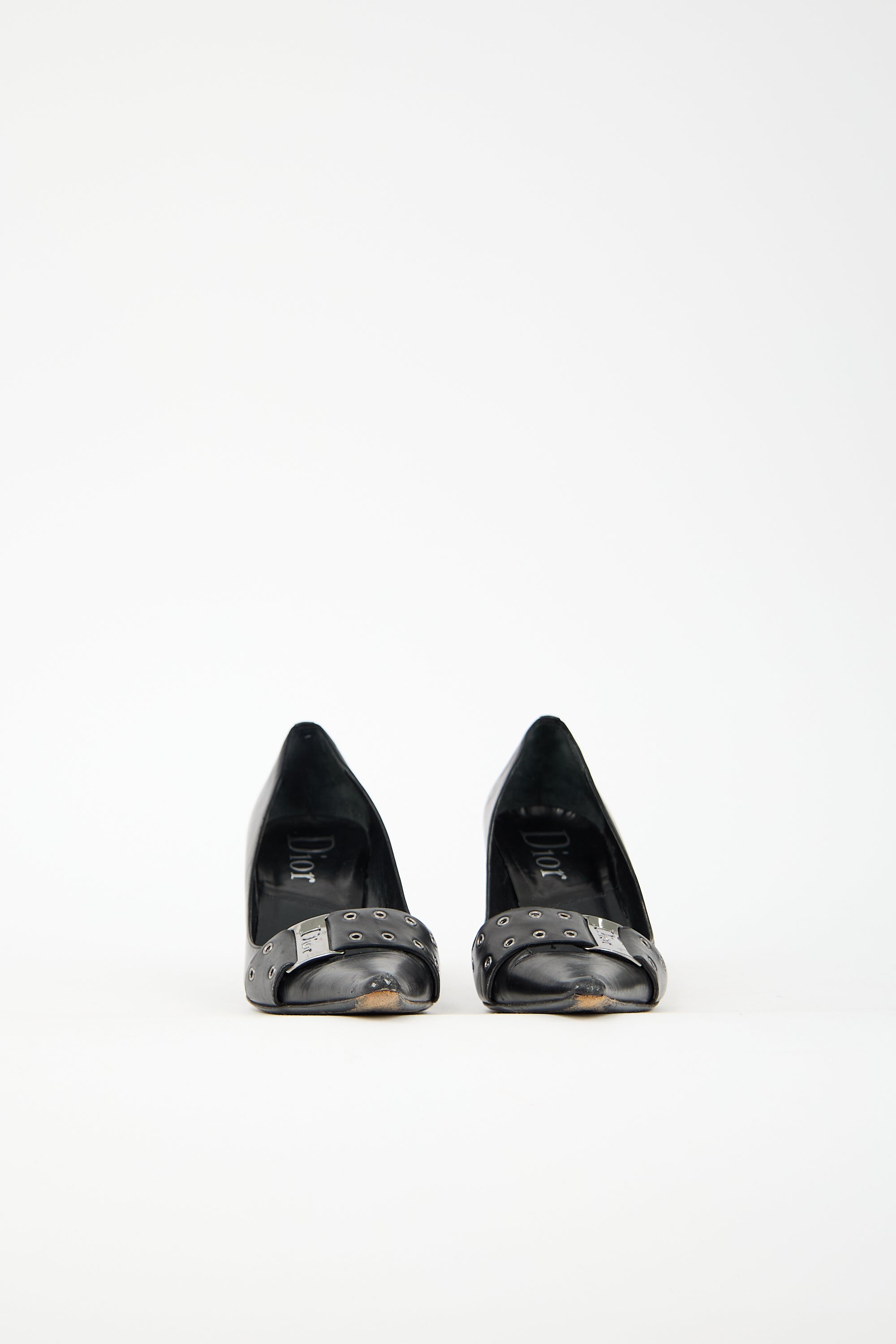 Dior Leather Logo Pump