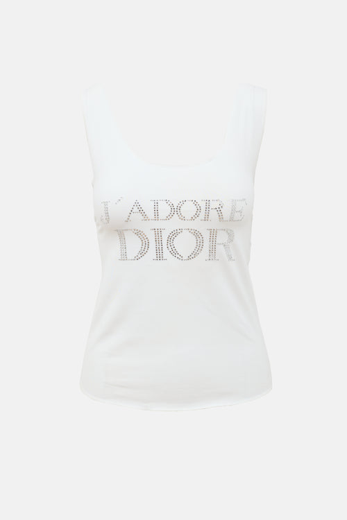Dior SS 2002 J'Adore Dior Tank Top