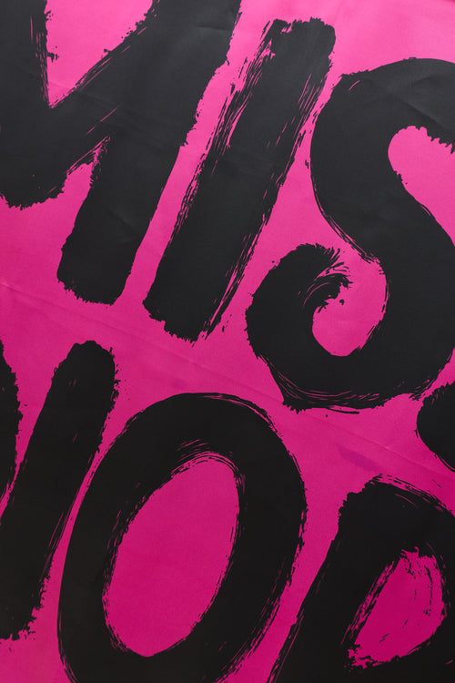 Dior Silk Miss Dior Graffiti Scarf