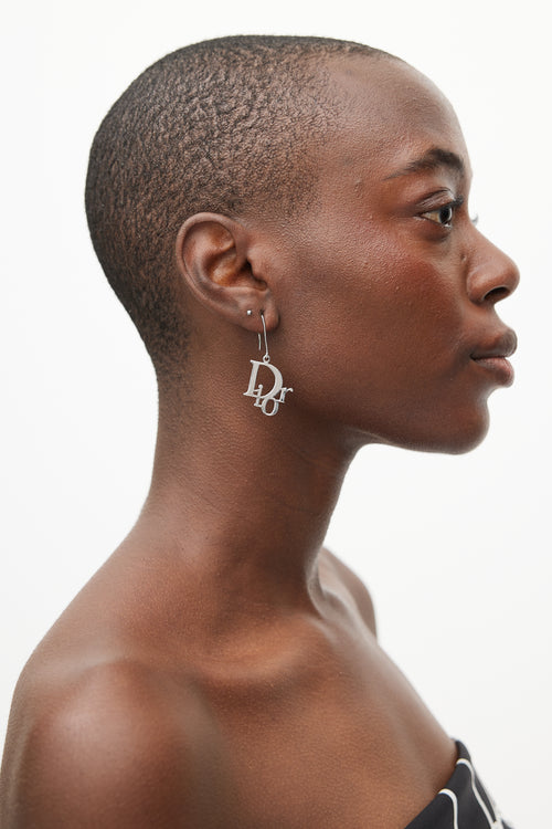 Dior Logo Drop Earrings