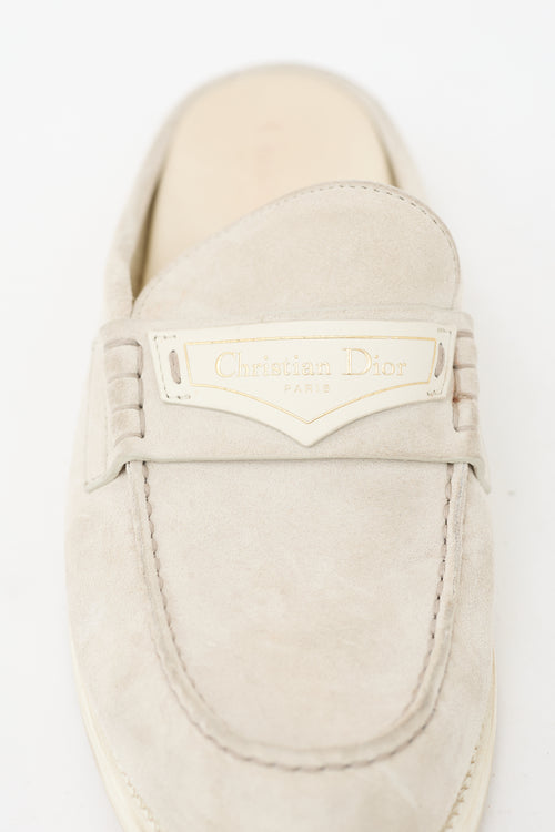 Dior Suede Boy Mule