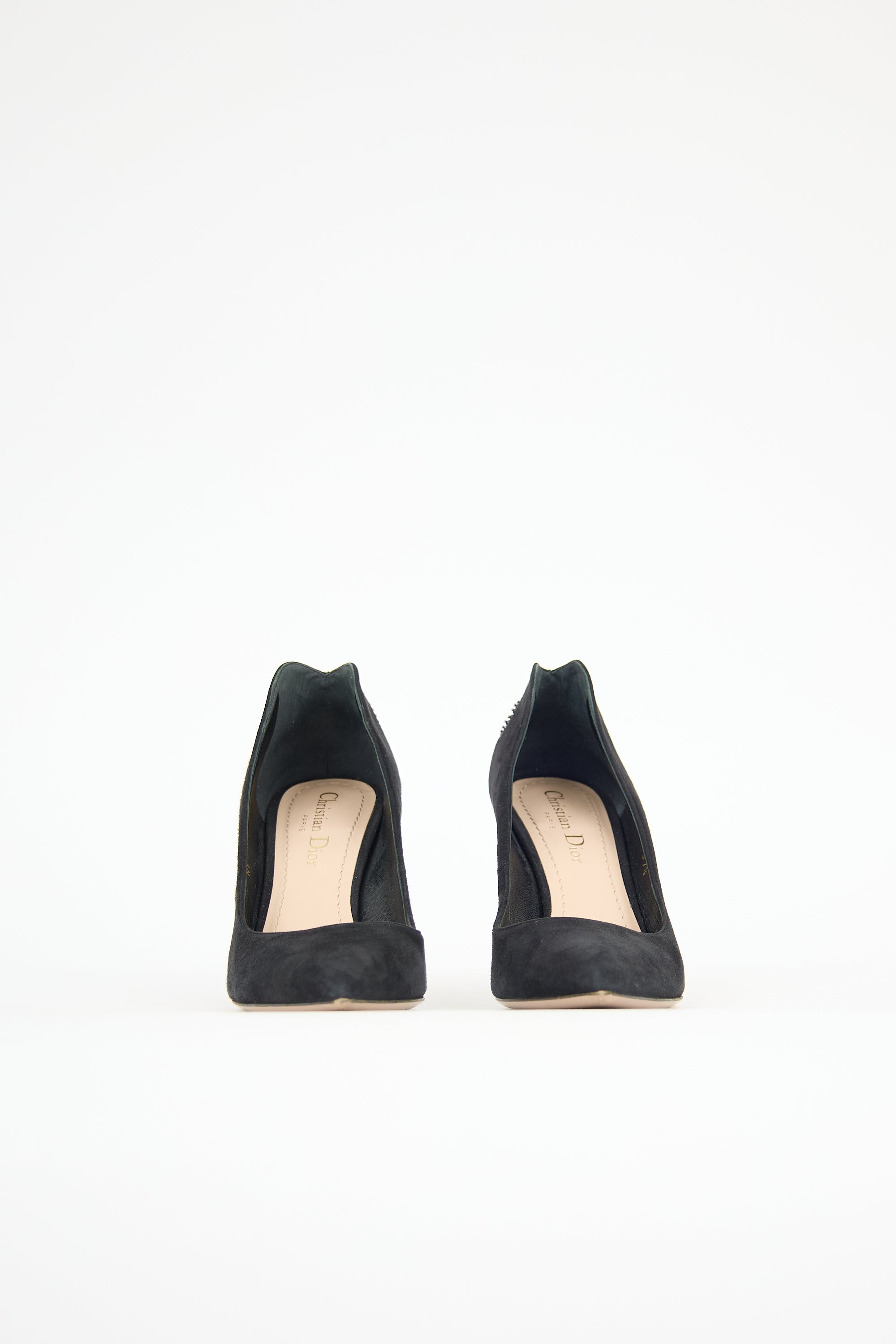 Dior Suede Dioramour Embellished Pump