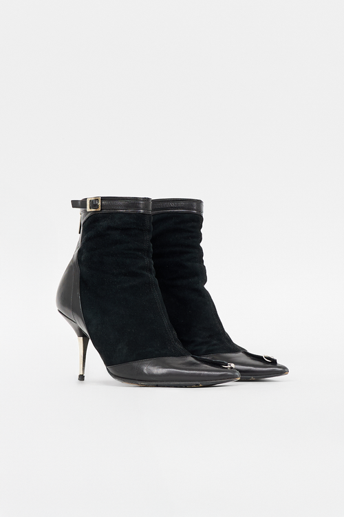Dior SS 2004 'Hardcore' Suede & Leather Boot