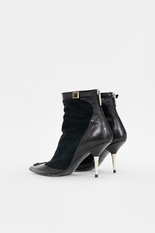 Dior SS 2004 'Hardcore' Suede & Leather Boot