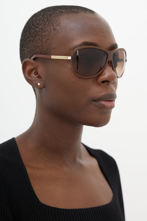 Dior TSHD8 Diorissime Strass Sunglasses