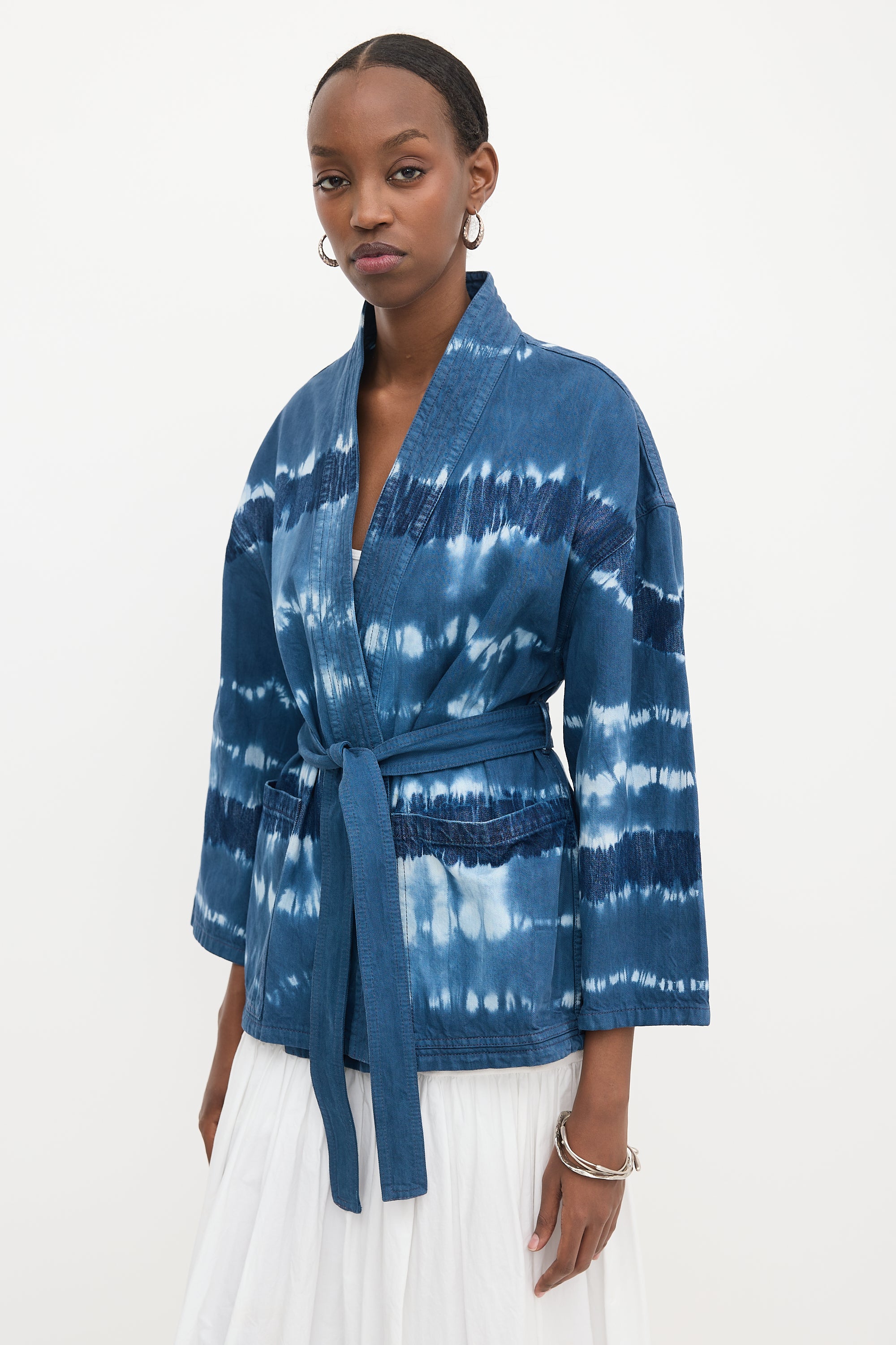 Dior Tie Dye Wrap Jacket