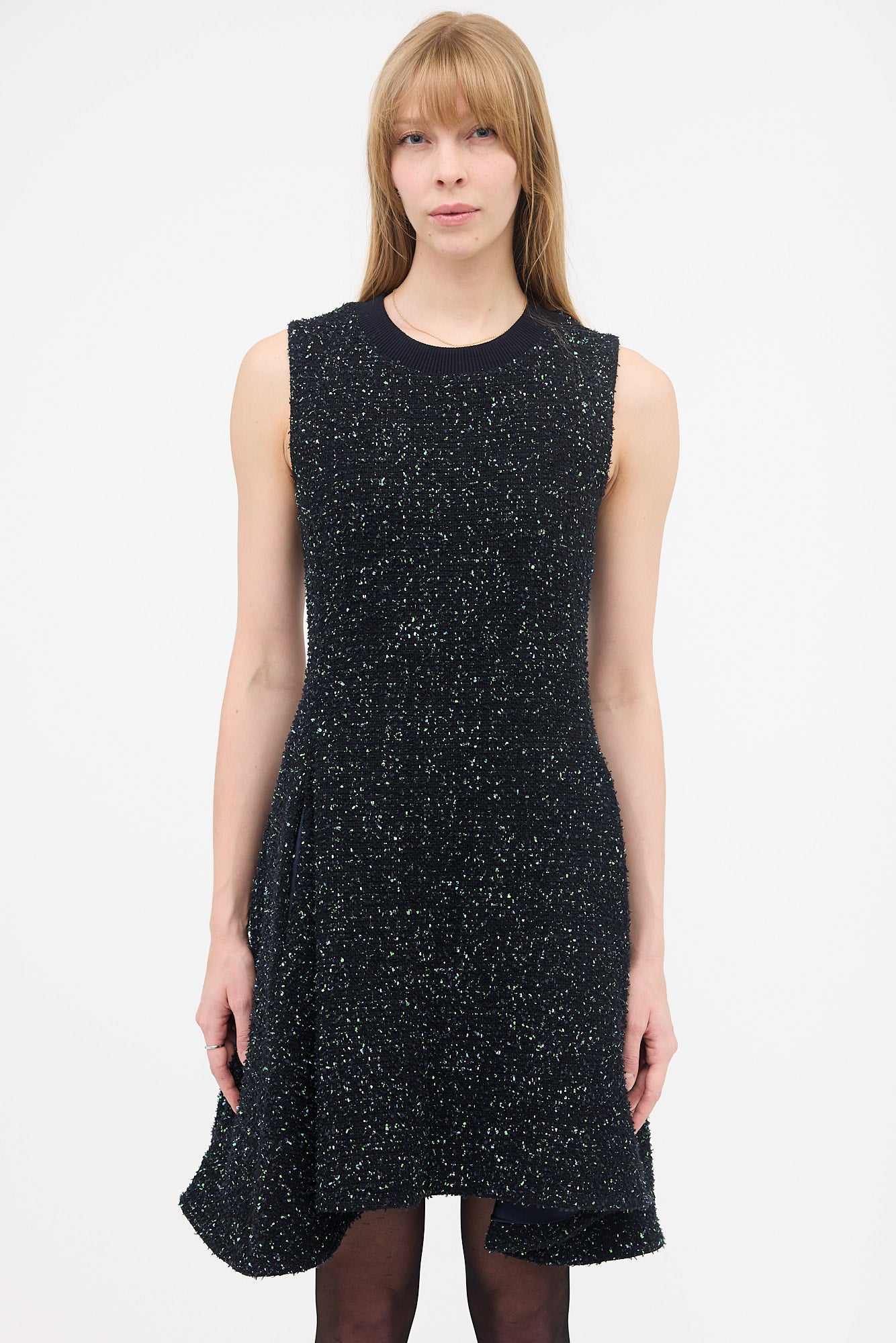 Dior 2010 Tweed High Low Dress