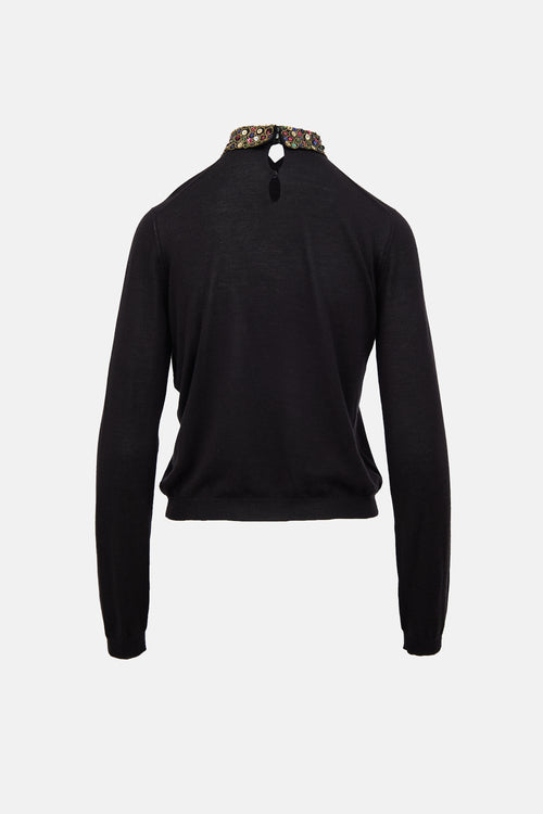 Dior Vintage Cashmere & Silk Top