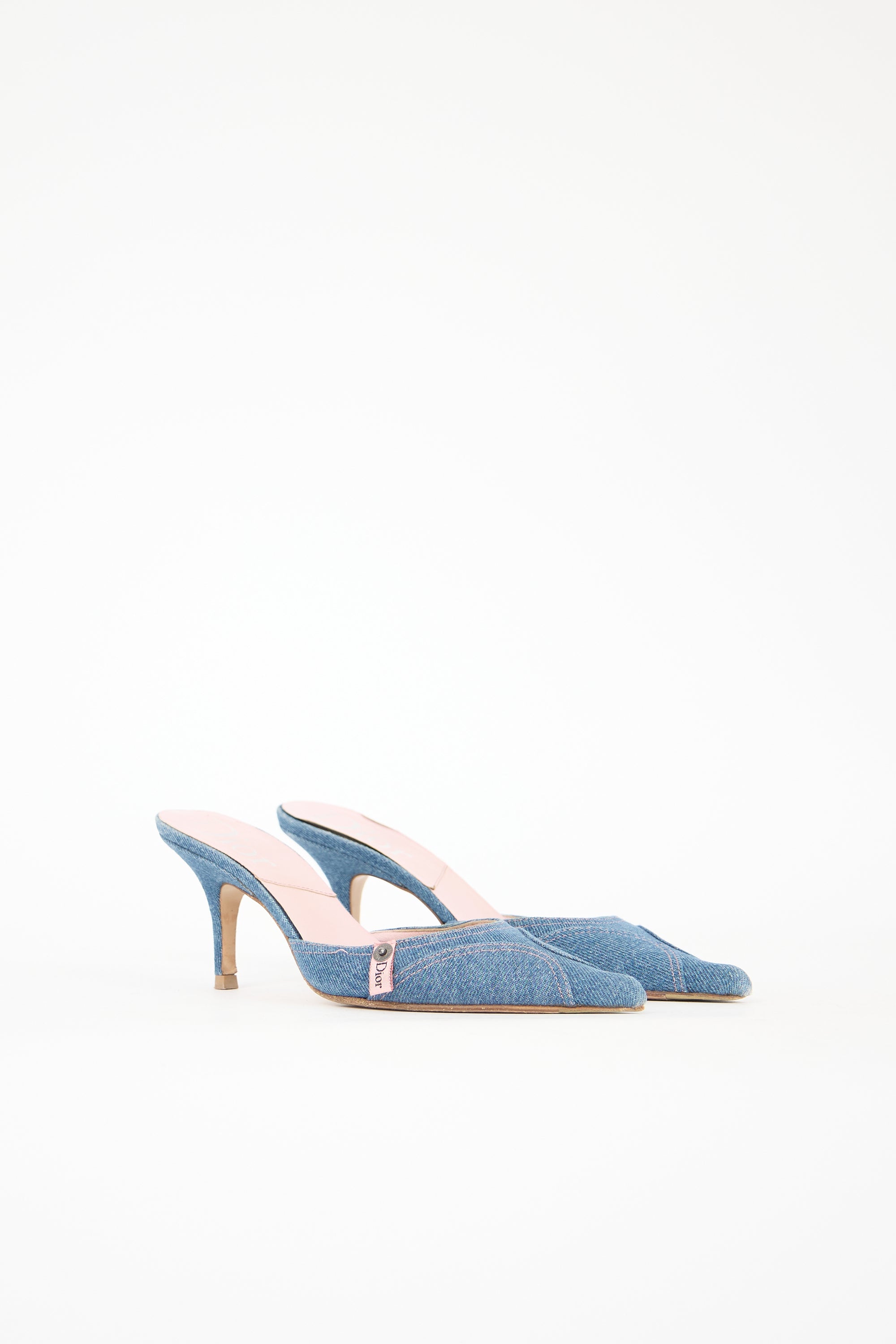 Dior Vintage Denim Mule