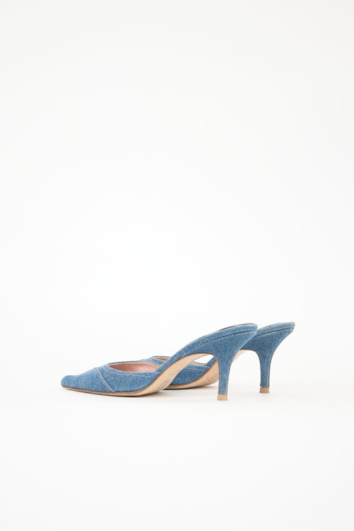 Dior Vintage Denim Mule