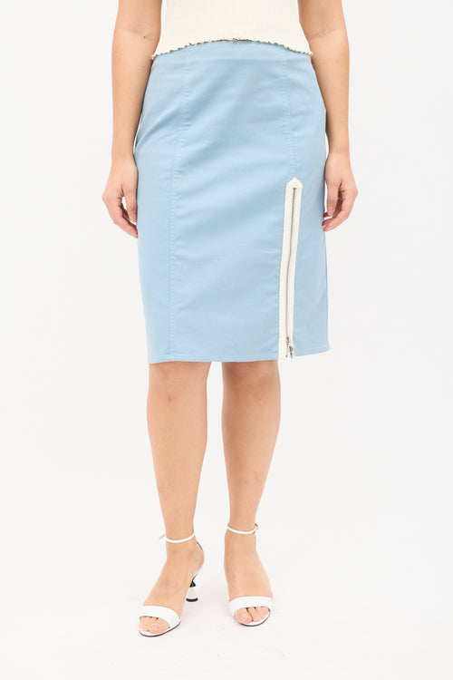 Dior 2000s Zipper Skirt Suit