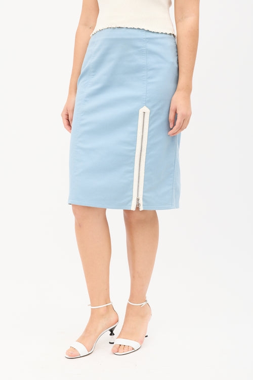 Dior 2000s Zipper Skirt Suit