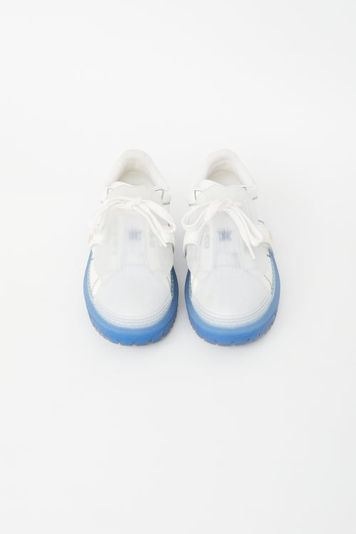 Dior White & Blue ID Sneaker