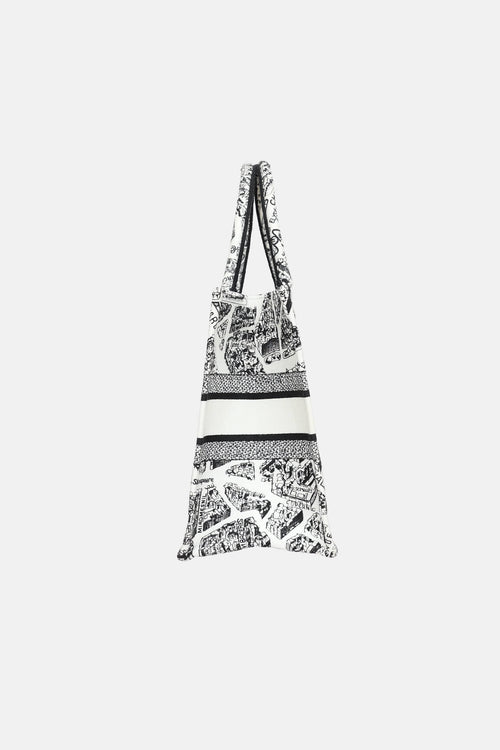 Dior Plan De Paris Medium Book Tote Bag
