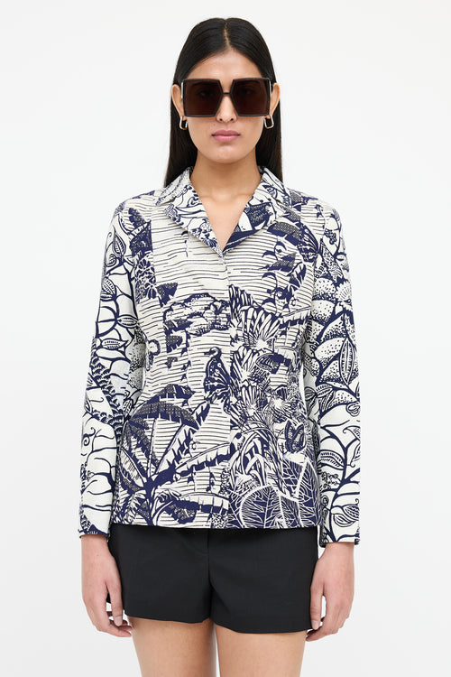 Dior Cruise 2020 Printed Blazer