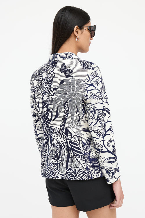 Dior Cruise 2020 Printed Blazer