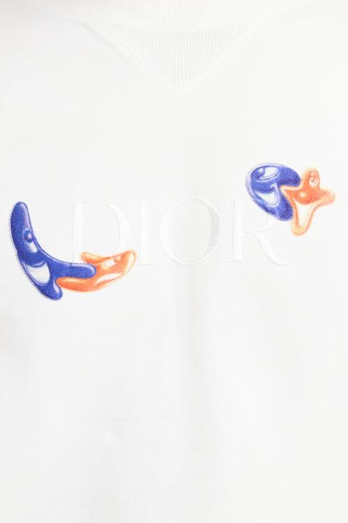 Dior X Kenny Scharf Logo T-Shirt