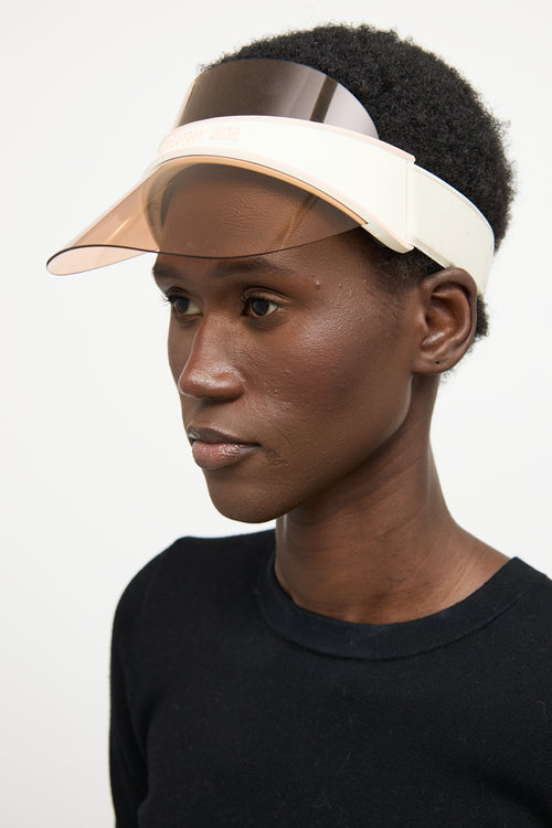 Dior Pink & White Club1 Visor