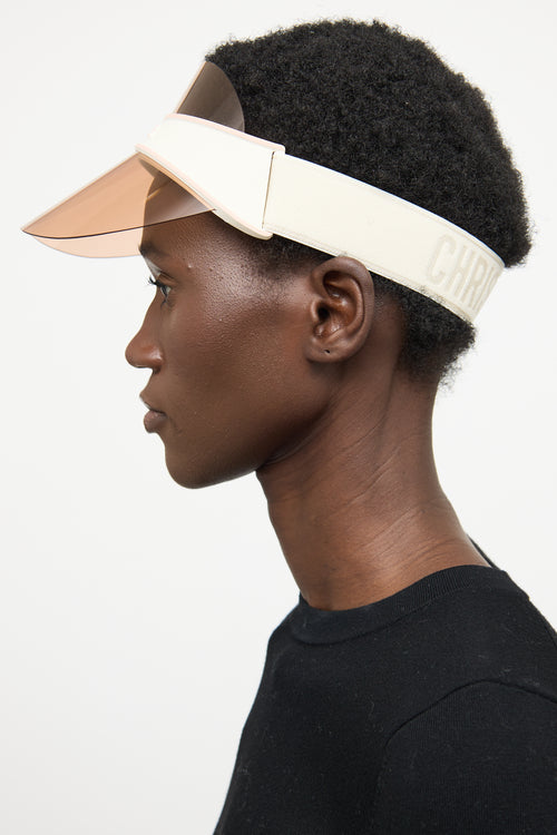 Dior Pink & White Club1 Visor