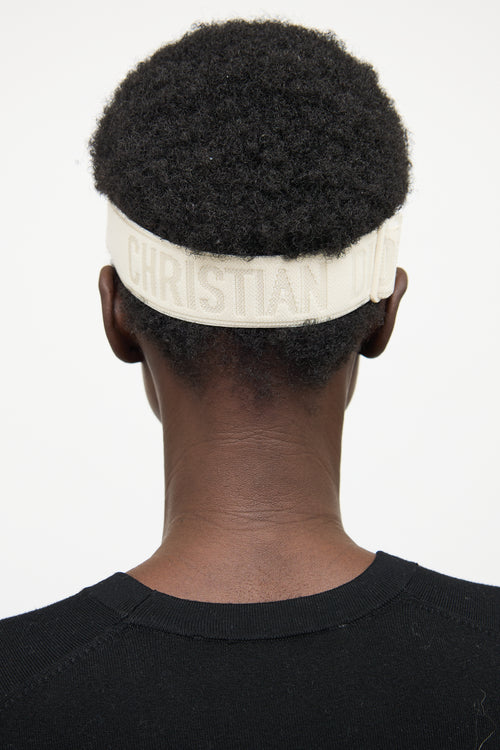 Dior Pink & White Club1 Visor