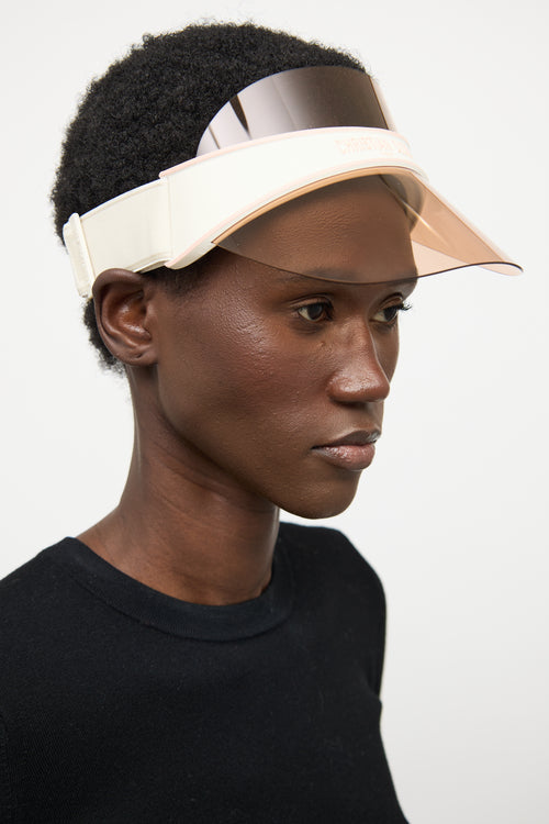 Dior Pink & White Club1 Visor