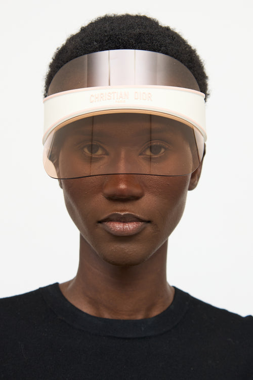 Dior Pink & White Club1 Visor
