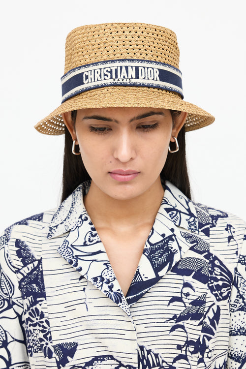 Straw D'Bobby Logo Hat