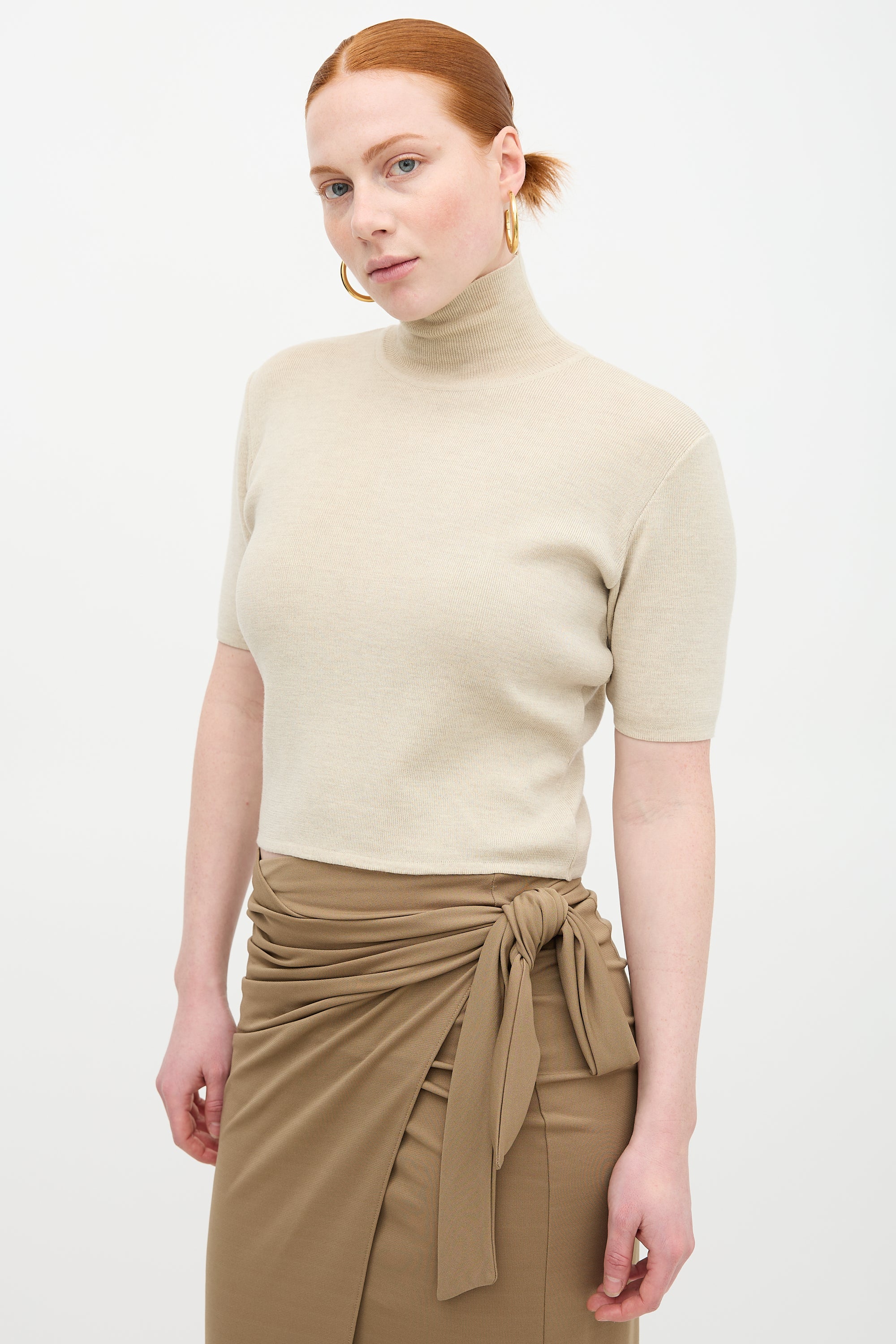 Dior Winter 1994 Wool Turtleneck Top