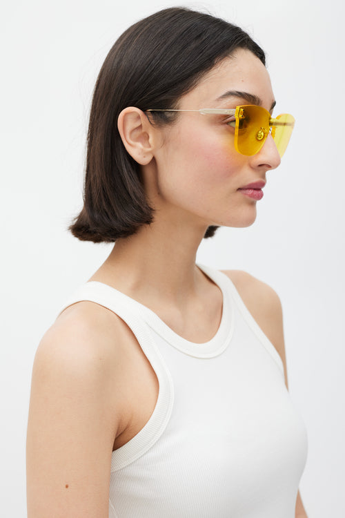 Dior Yellow Lens DiorColorQuake2 Sunglasses