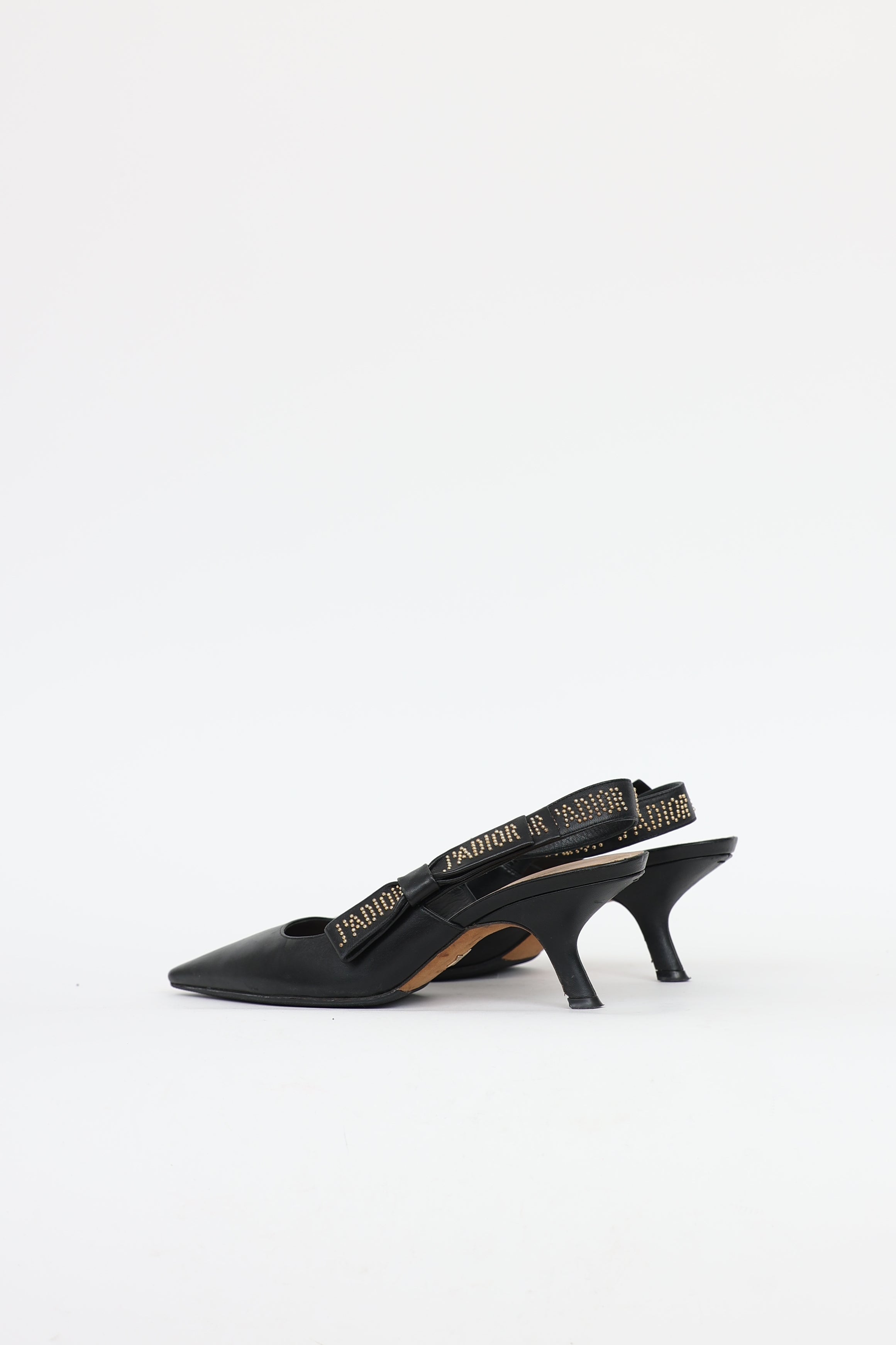 Dior Studded Jadior Slingback Heel