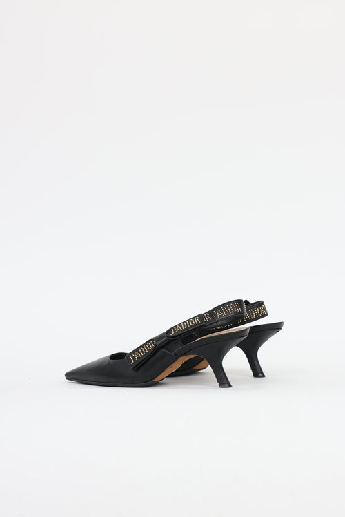 Dior Studded Jadior Slingback Heel