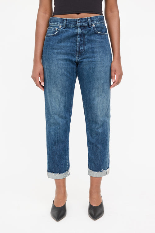 Dior Raw Hem Jeans