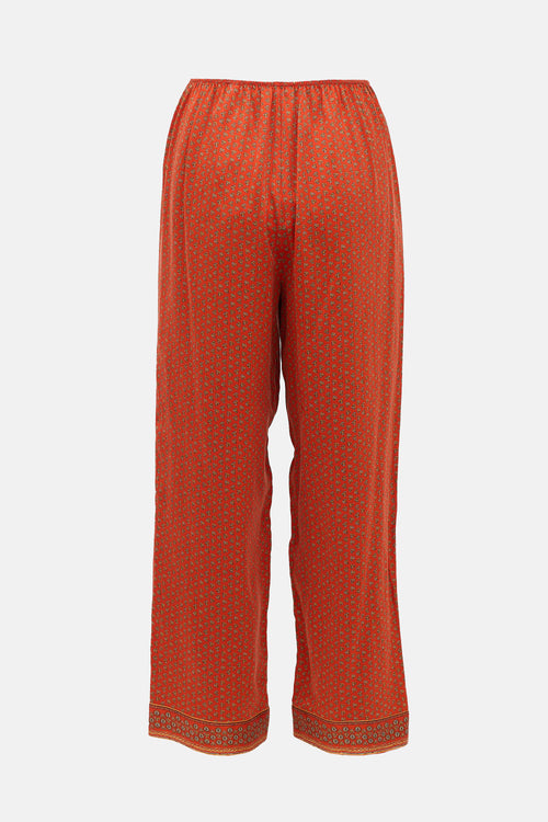 Dôen Silk Floral Cacilda Pant