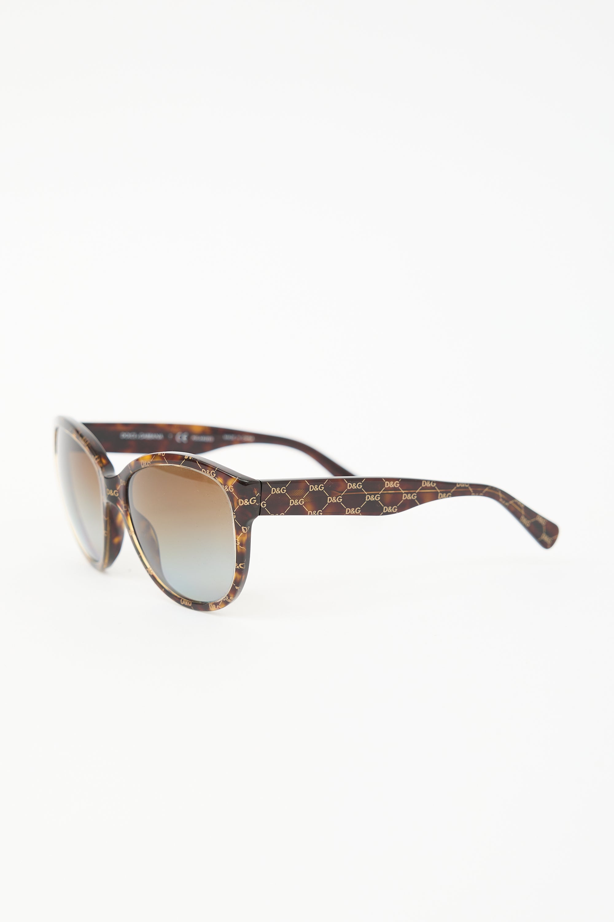 Dolce & Gabbana 4159 Monogram Round Sunglasses