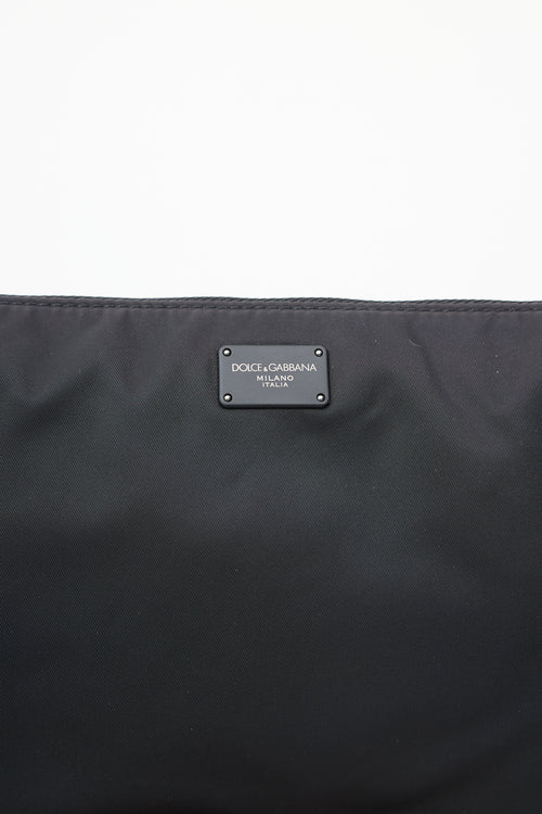 Dolce & Gabbana Black & White Comic Belt Bag