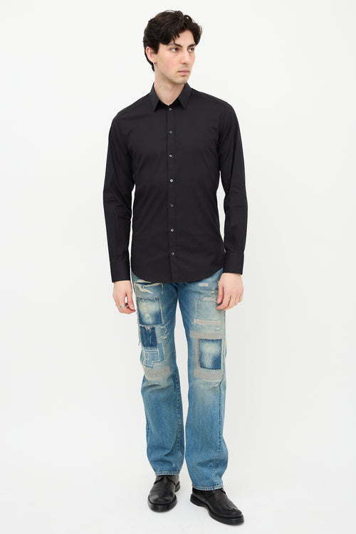 Dolce & Gabbana Straight Collar Shirt