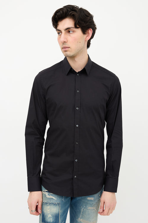 Dolce & Gabbana Straight Collar Shirt