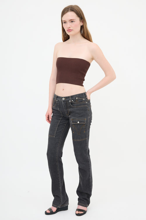 Dolce & Gabbana 2003 Layered Pocket Jeans